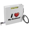 'I Love My Husband' Keyring Tape Measure/Spirit Level Tool (KM00041992)