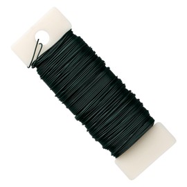 Luckious Green Plastic Floral Wire for Crafting Versatile Garden Binding Wire for Floral Arrangements,Decorations,and Weddings Soft and Bendable Ideal for Various Crafting Projects（35M）