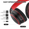 RORSOU B10 Bluetooth Headphones Over Ear, 2 EQ Music Modes(Normal/Bass)