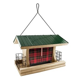 Woodlink Buffalo Plaid Ranch Feeder
