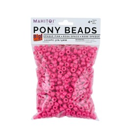 1000 Baby Pink Beads – 9mm x 6mm Pastel Craft Beads for DIY Craft Making, Bracelets, Necklaces, and Art Projects