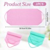 Matwsec 2 Pcs Back Scrubber for Shower, 15.55 Inch Exfoliating