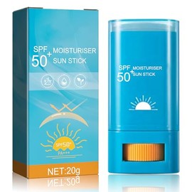Protector Solar Stick Spf 50, Protector Solar Facial Para Todo Tipo De Piel, Resistente Al Agua Y Ligero, Protección Uv Efectiva Barra Solar...       