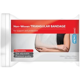 AeroBand Non-Woven Triangular Bandage 110 x 110 x 155cm, Bag of 10