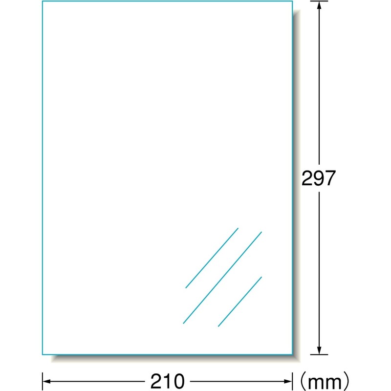 A-One 35041 UV Protection Transparent Cover Film, 6 Sheets