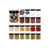 20pcs 16 oz Plastic Jars with Lids, Food Grade Round