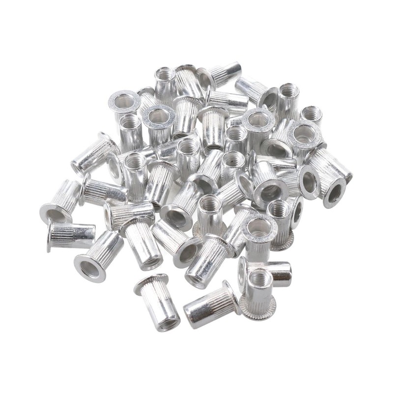 M3 M4 M5 M6 Alu Nut Serts Riveting Threaded Inserts