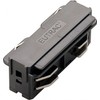 SLV 145560 Electrical Straight Coupler Eutrac 240v 3 Circuit Track Black