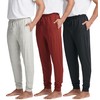 3 Pack: Mens Soft Lounge Jogger joggers Christmas Pajama Pants