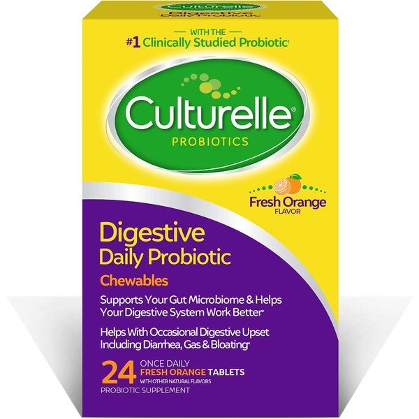 Digestive Health Daily Probiotic Chewables, Probiotic for Men and Women,