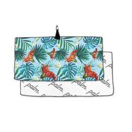 Palm Golf Towel (Barrels)
