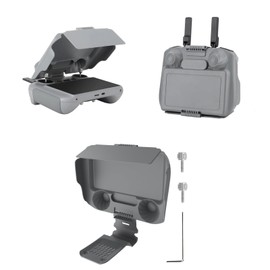Mini 4 Pro 2 in 1 Sun Visor RC2 Remote Controller Sun Hood Shade Screen Protector Protective Shell Cover Joysticks Guard Sunshade for DJI Mini 4 Pro Air 3 RC 2 Drone Remote Control Accessories