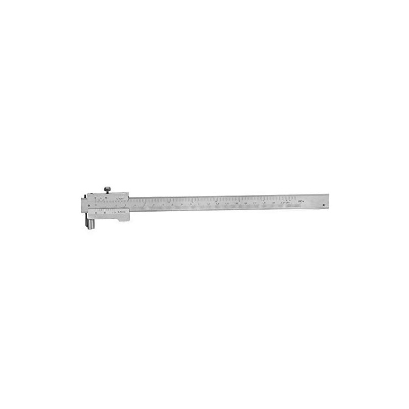 LiebeWH Stainless Steel Vernier Caliper, 0-200mm, ±0.05mm, 2 Units, Carbide