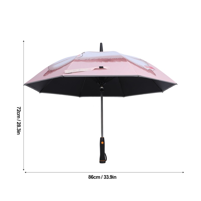 Portable Umbrella with Fan Reflective UPF 50+ Sun and Rain