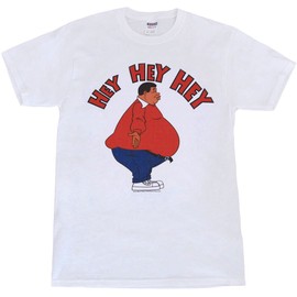 Animation Shops Fat Albert Hey Hey Hey T-Shirt-Large White