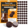 Felt Cabinet Door Bumpers - Small Felt Pads for Cabinet