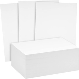 DJP 300 g/m², 12,7 x 17,8 cm, weiß, Postkarten, dick, glatt, doppelseitig (beidseitig blanko), blanko, Postkarten, Kunstversand, Druckkarte, 50 Blatt