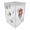 Bote Para Lapices Transparente Con Stickers