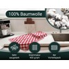 ZOLLNER Set of 4 Cotton Kitchen Towels in 50 x