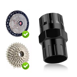 DONGFENGLION Sprocket Puller 2-in-1 Bicycle Cassette Tool - Sprocket Puller for Sprocket & Cassette, Robust Bicycle Tool Made of Steel, Compact Bicycle Tool for MTB & Road Bike