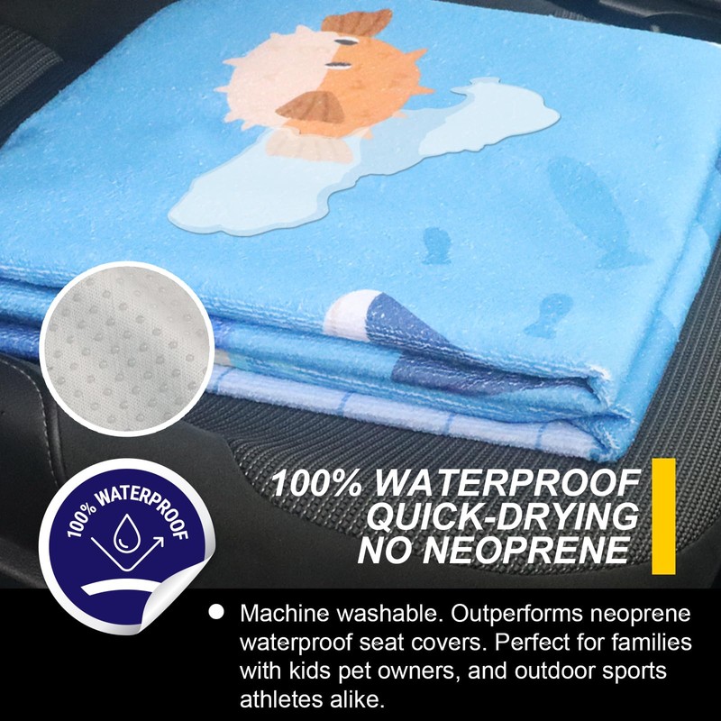 LoyaGour Back Seat Cover for Car Trucks Van SUV,Waterproof Rear