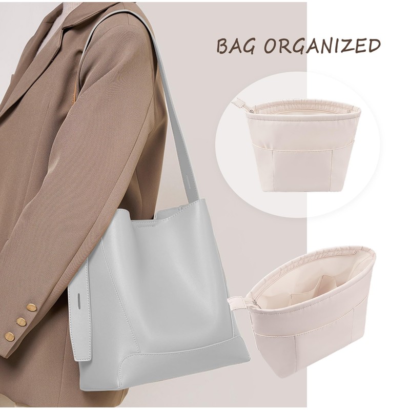 Vercord Purse Insert Organizers for Petite Tote Bag Organizer Insert