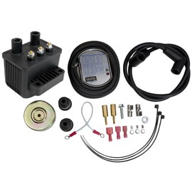 Single Fire Programmable Ignition Coil Kit - Direct Fit for 1970-99 Harley Big Twin Models (Excluding Twin Cam) & 1971-2003 Sportster (Except "S" models), Replaces 53-660