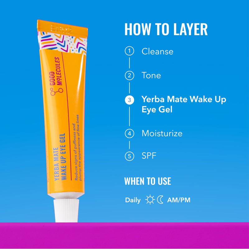 Good Molecules Yerba Mate Wake Up Eye Gel - Hydrating