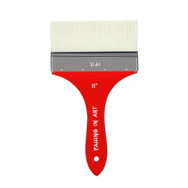 Falling in Art Flat Paddle Paint Brush, Scale Brush for Oil and Acrylic Paints,6 Inch