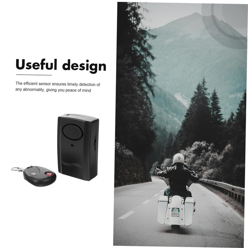 ULTECHNOVO Cordless Vibration Security Alarm Theft Alarm for Motorcycle Motion