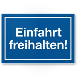 Komma Security Einfahrt Freihalten Sign Entry-Ausfahrt Tag Nacht freihalten – abschleppen Sign Driveway – also prohibited against parking – Parking prohibition