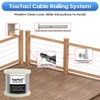 TooTaci 20 Packs 3/16 T316 Stainless Steel Invisible Receiver and