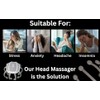 Azpen Black Electric Scalp Massager with Phone Music Connect +