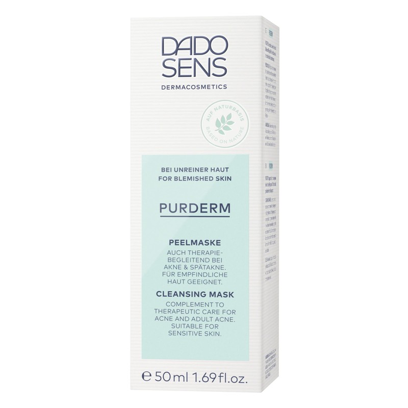 DADO SENS Purderm exfoliating mask, 50 ml, for blemished skin,