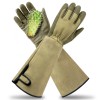 Yionaiyi Professional Rose Pruning Thorn Proof Gardening Gloves with Long