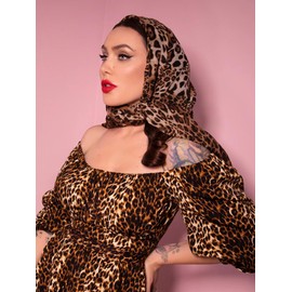 NociHah Leopard Print Scarf for Women Fashion Shawl Lightweight Wrap Scarves for Ladies Full Season