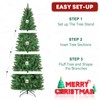 VIVATREES 9ft Pre-Lit Pencil Christmas Tree with 350 Multicolor LED