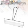 Handle Acrylic Roller, Stainless Steel Handle Clear Acrylic Clay Roller,