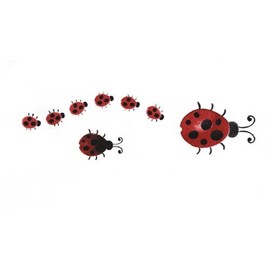 Designer Stencils Ladybug Family Wall Stencil SKU #3075