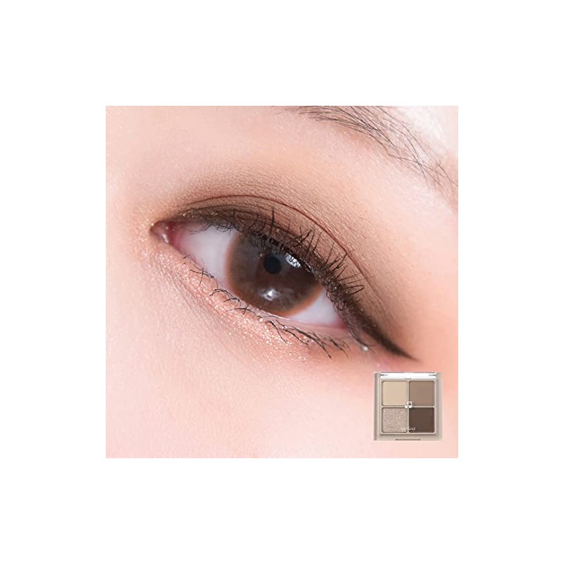 romand Better Than Eyes 6 colors Basics Eyeshadow Palette,Velvety Texture,