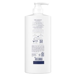Dove Damage Therapy Shampoo Daily Moisture for Dry Hair with Bio-Protein Care Technology and Hyaluronic Serum 28 Fl Oz