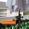 Parasol Holder, Balcony Railing, Adjustable, Space-Saving Parasol Holder, Balcony Diameter