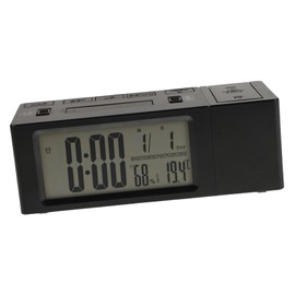 Levemolo Projector Alarm Clock for Bedroom Digital Display Night Light and Silent Alarm Function