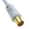 kenable Coaxial F Type Connector Male to RF TV Aerial