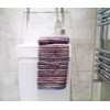 Lex's Linens Pack of 2 Eco-Friendly Multi Stripe Recycled Yarn