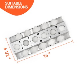 STCNADCR 4PACK Briquette Tray Grill Heat Plates Replacement Parts for Summerset Sizzler 32 26 40 inch,for RCS 26” 32” 40” Premier Series RJC26A RJC32A RJC32AL RJC40A Sunfire 32" 38" Series Grills