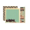 Generic Train Scrapbooking Papers & Stickers Set - Cream, 3