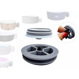 Clip On Non-Return Valve for The A Connection, Compatible with Bestway Lay Z Spa SaluSpa Coleman, Durable and Heat-Resistant, Repair Hot Tub Water Leakage