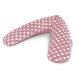 Replacement Cover For The Original Theraline Pregnancy And Nursing Pillow, 100% Cotton. Spots Indie Dots Antique Pink