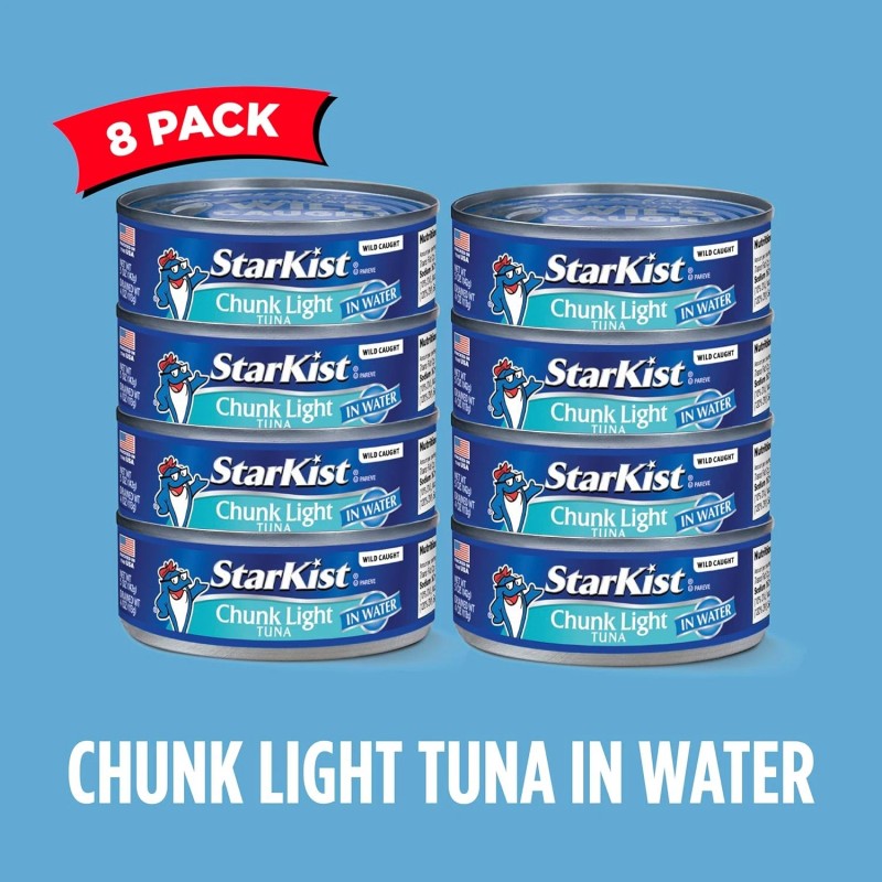 StarKist Chunk Light Tuna in Water, 5 oz Can, Pack